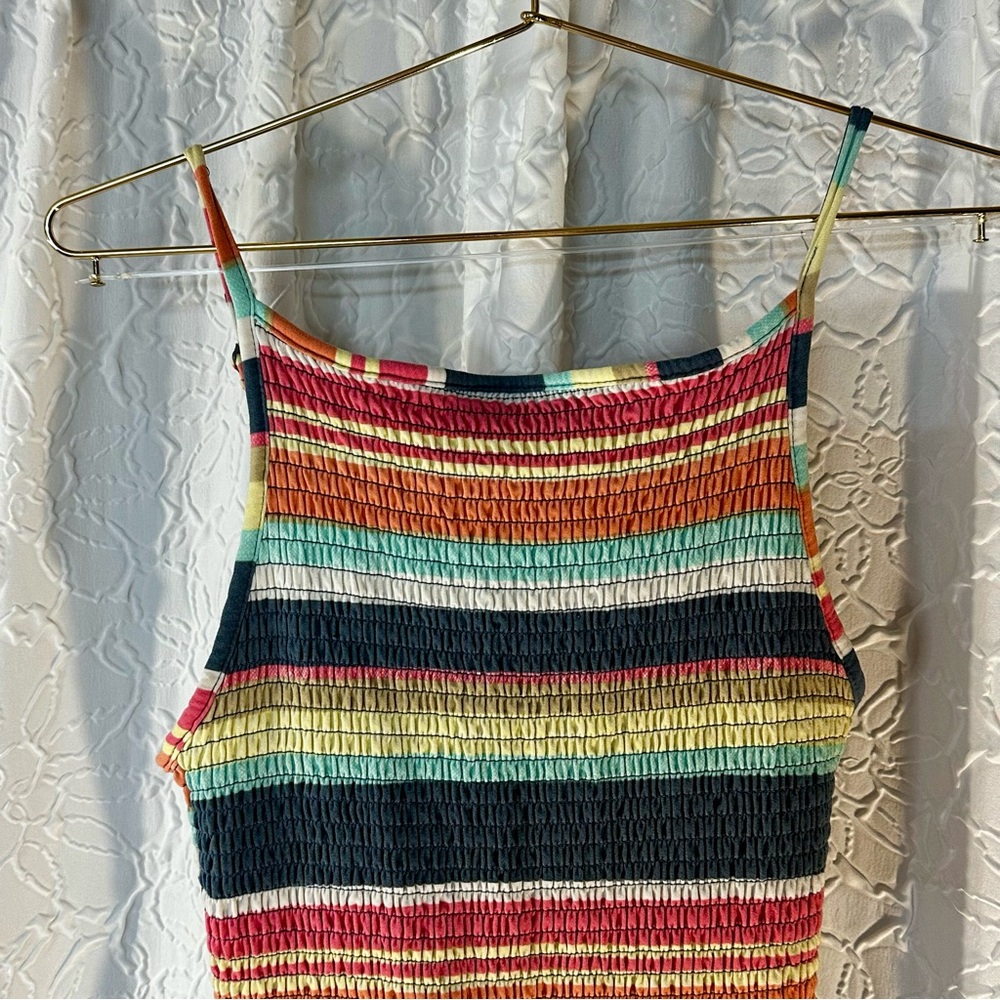 Derek Heart Romper Striped Multi-Color Juniors
Romper Medium Smocked Top - Picture 2 of 7